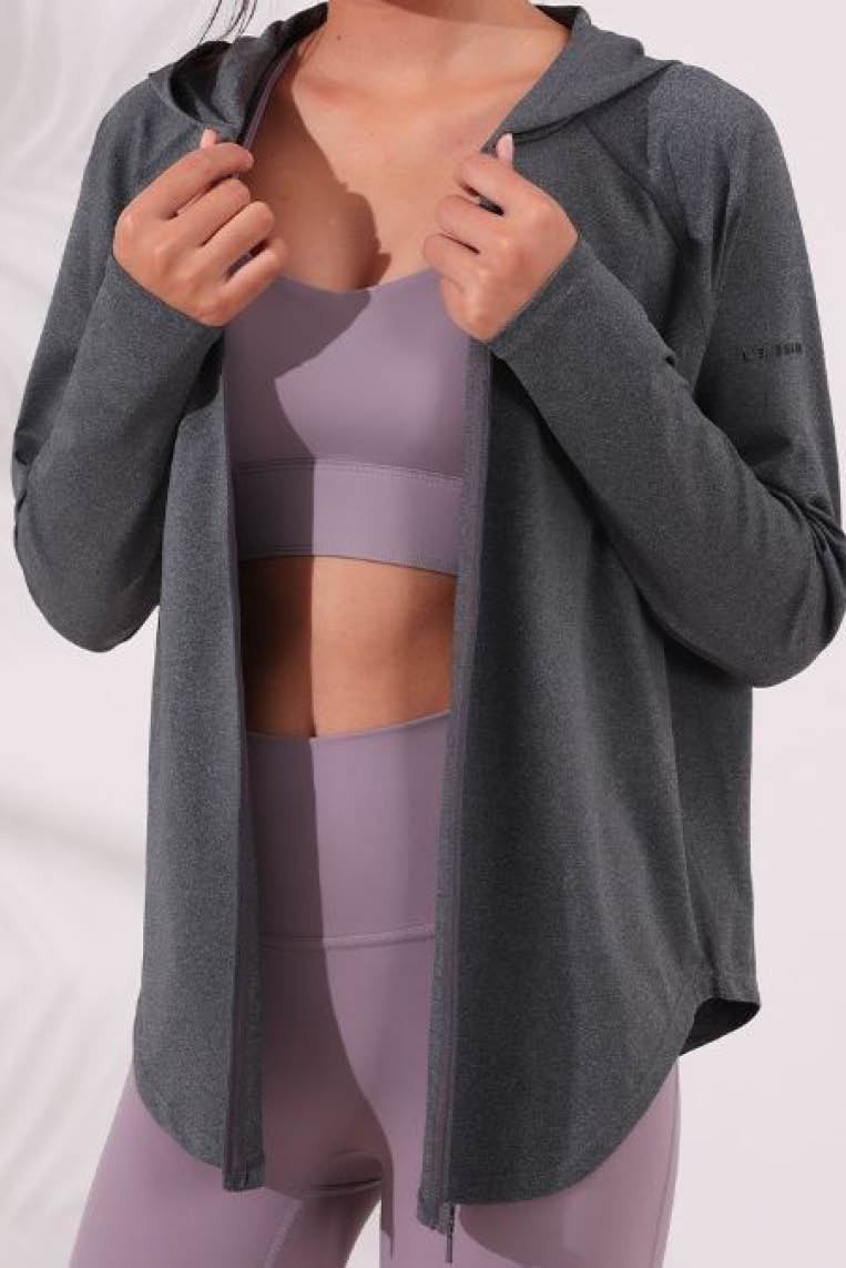 拉链卫衣连帽防晒外套