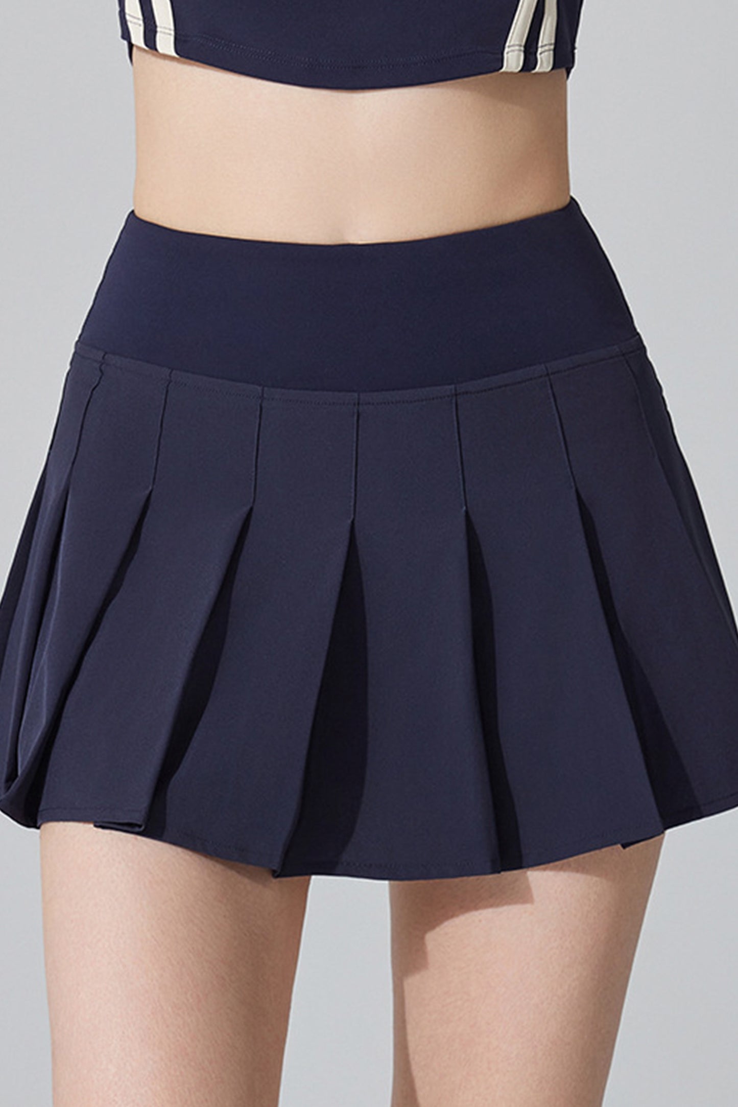 高腰显瘦抗菌百褶裙