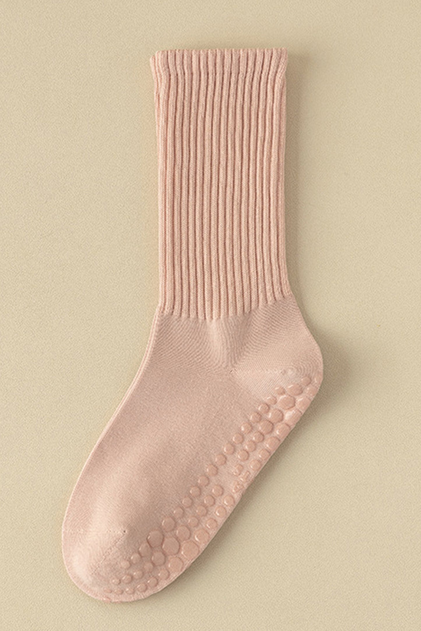 针织防滑中筒袜