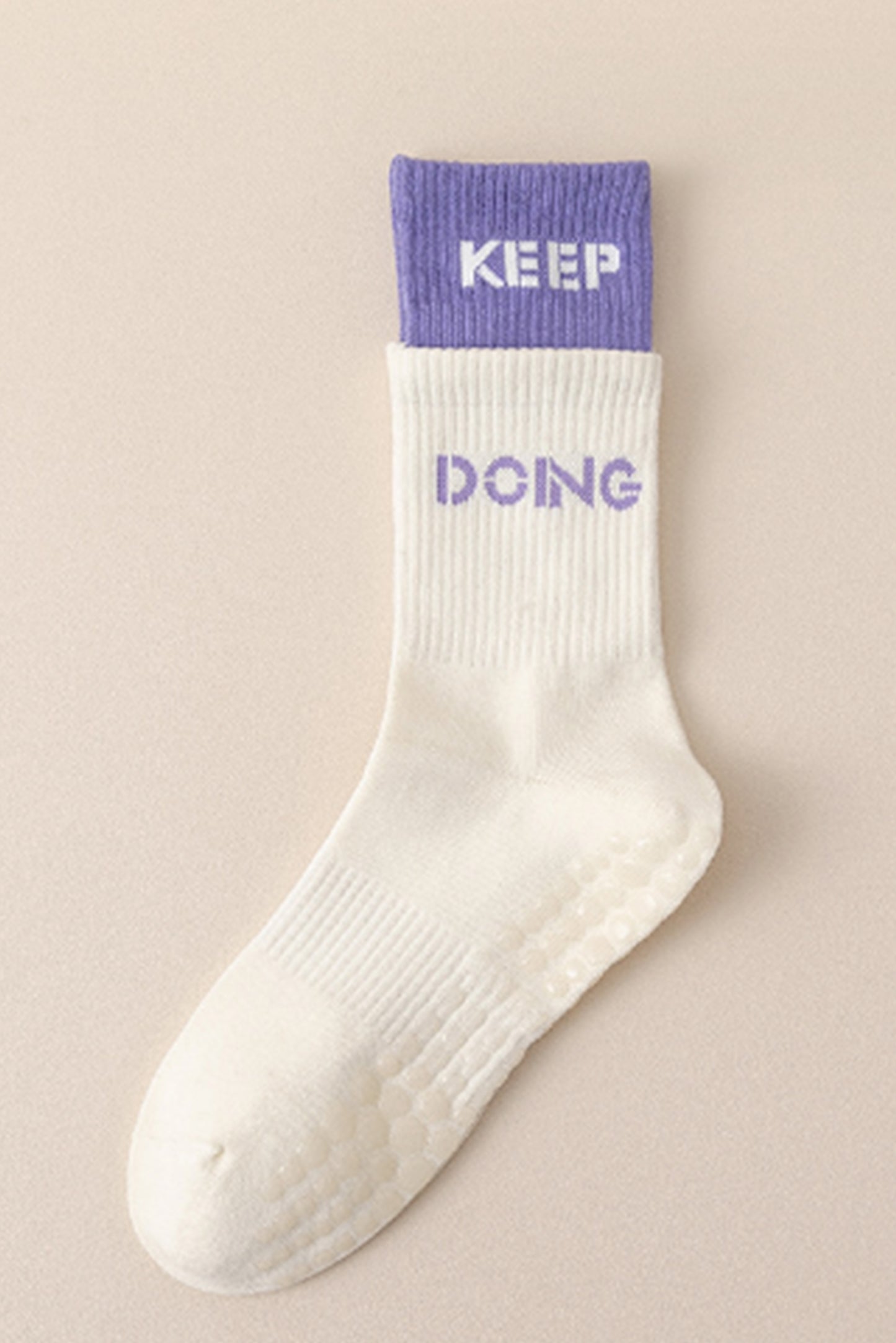 专业中筒防滑瑜伽袜