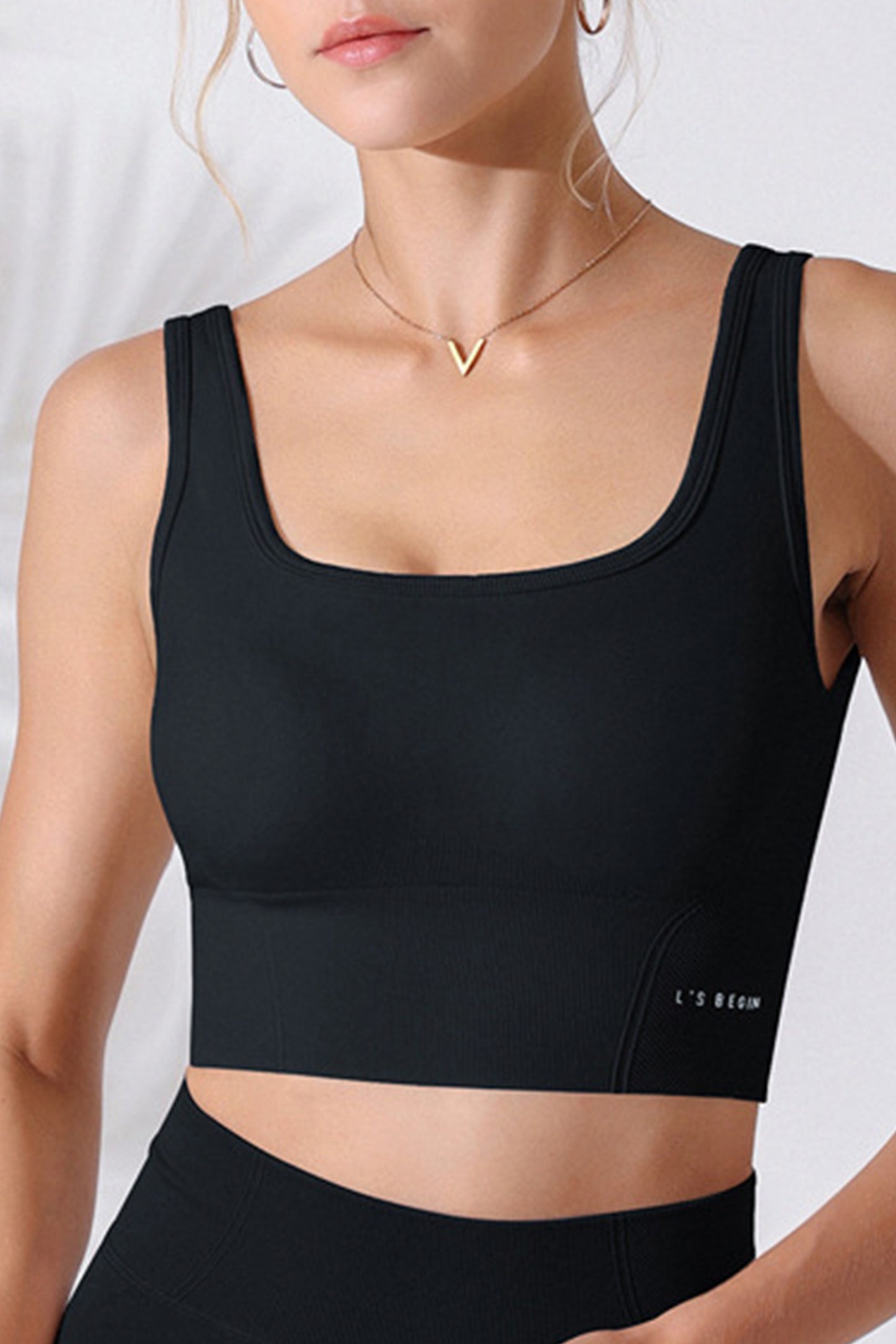 莱卡U型美背一体式文胸