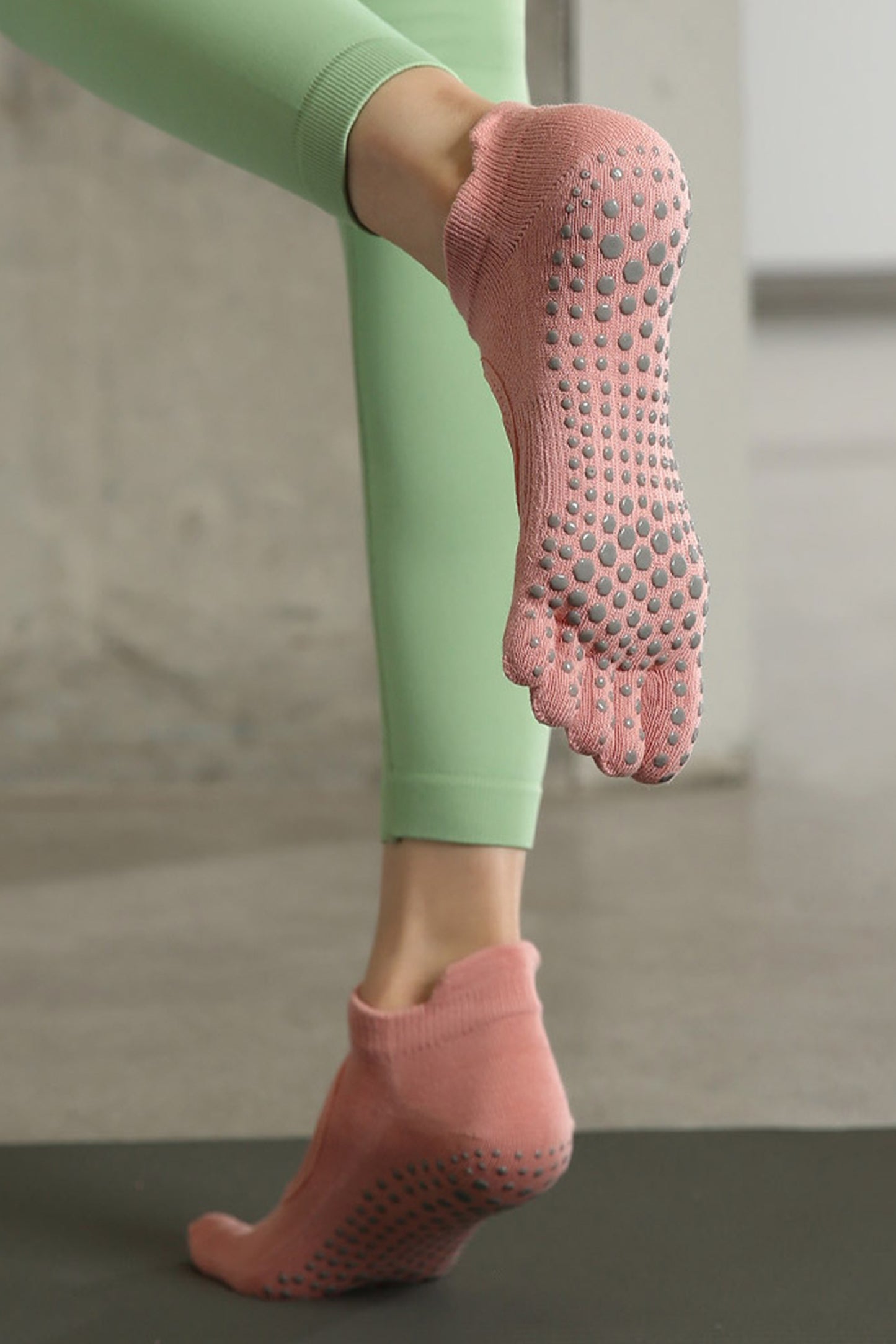 五指薄款专业防滑袜