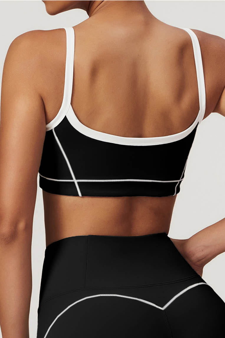 欧美吊带大U型文胸