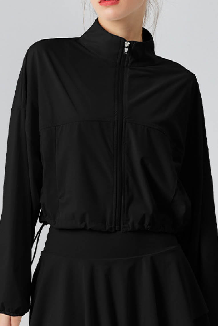 立领口袋凉感防晒外套