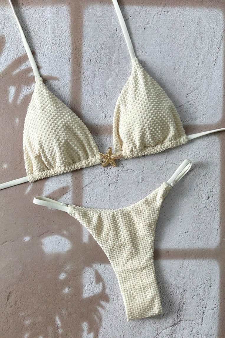 性感系带纯色bikini (Only Available Online)