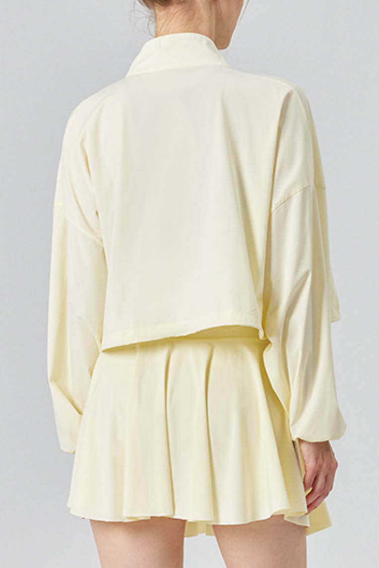 立领口袋凉感防晒外套