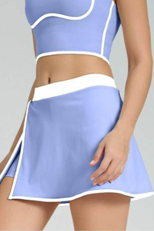 速干防走光运动短裙