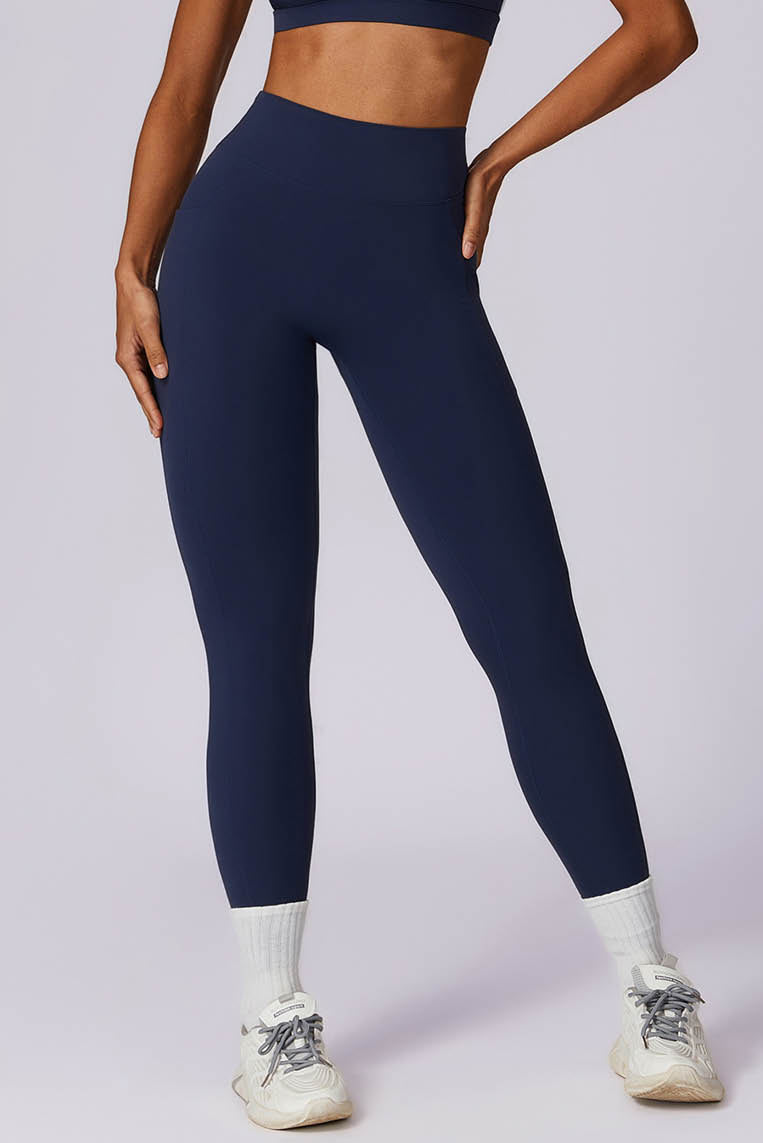 后浪缩褶显腰口袋长裤