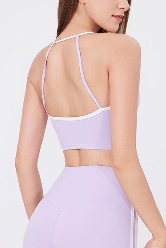 美式一体杯速干运动背心