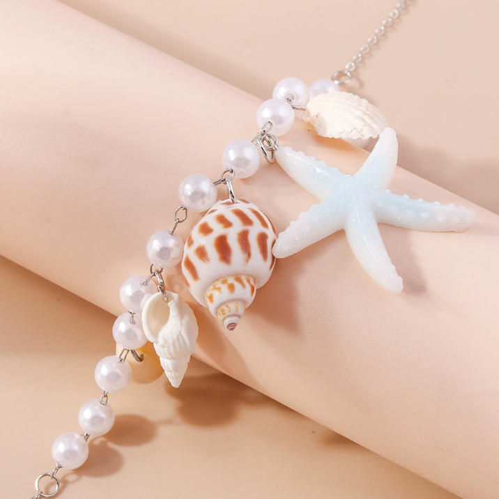 海滩锁骨链饰品