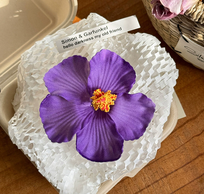 仿真扶桑花发夹