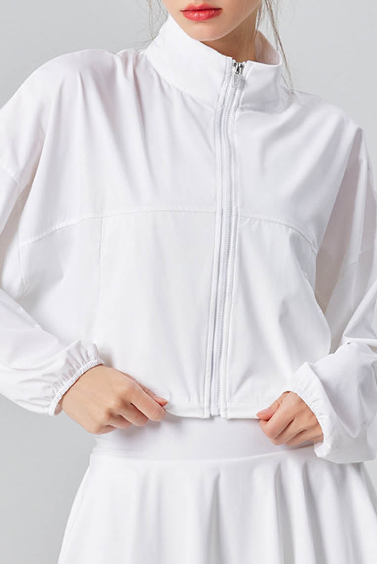 立领口袋凉感防晒外套