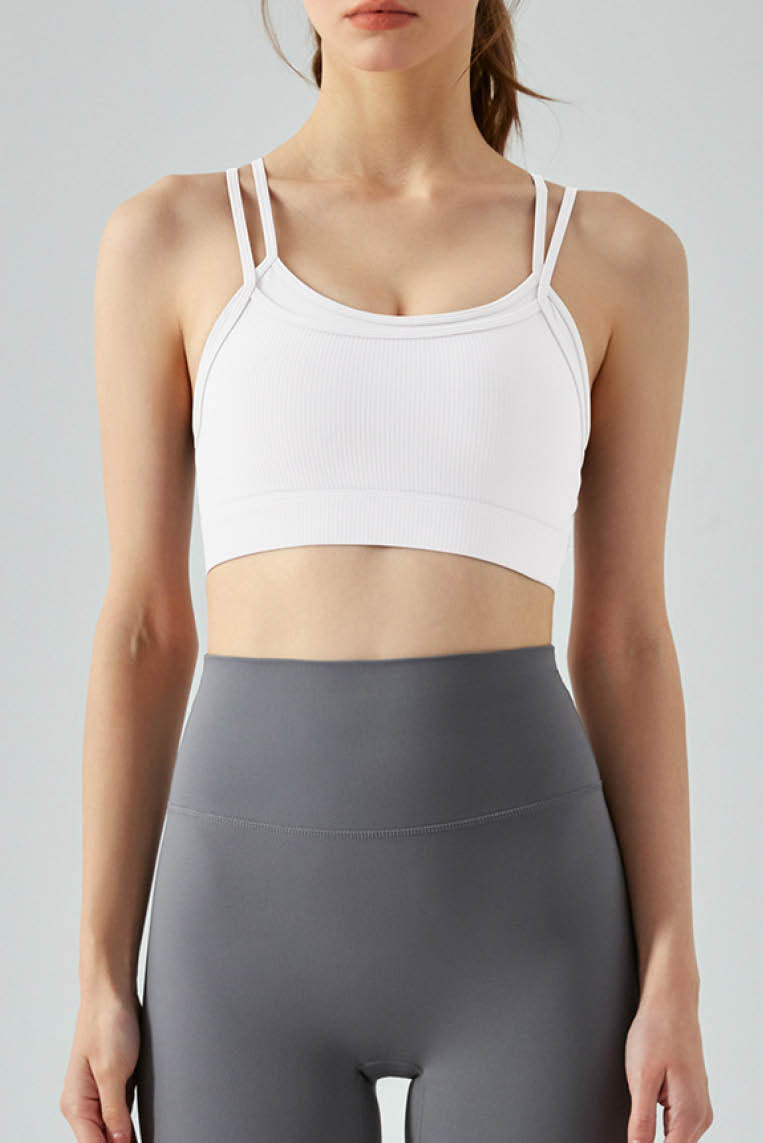 假两件双肩带文胸