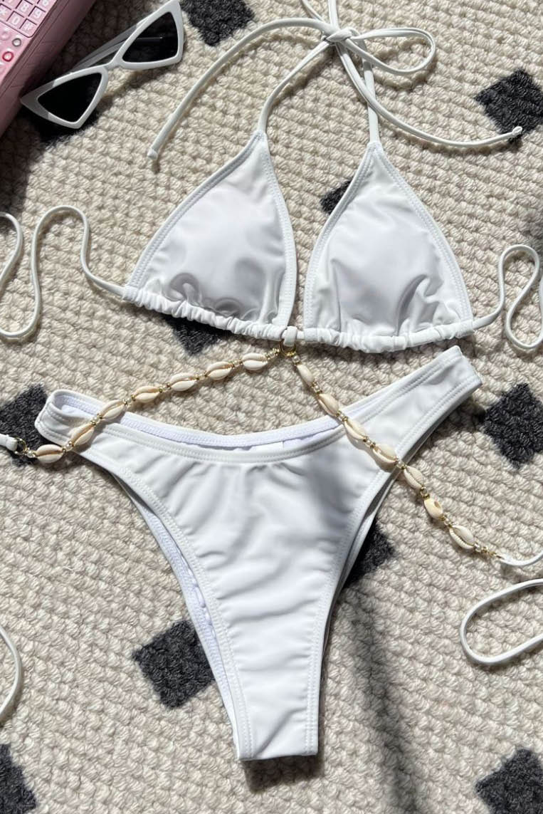 贝壳链条素色Bikini (only available online)