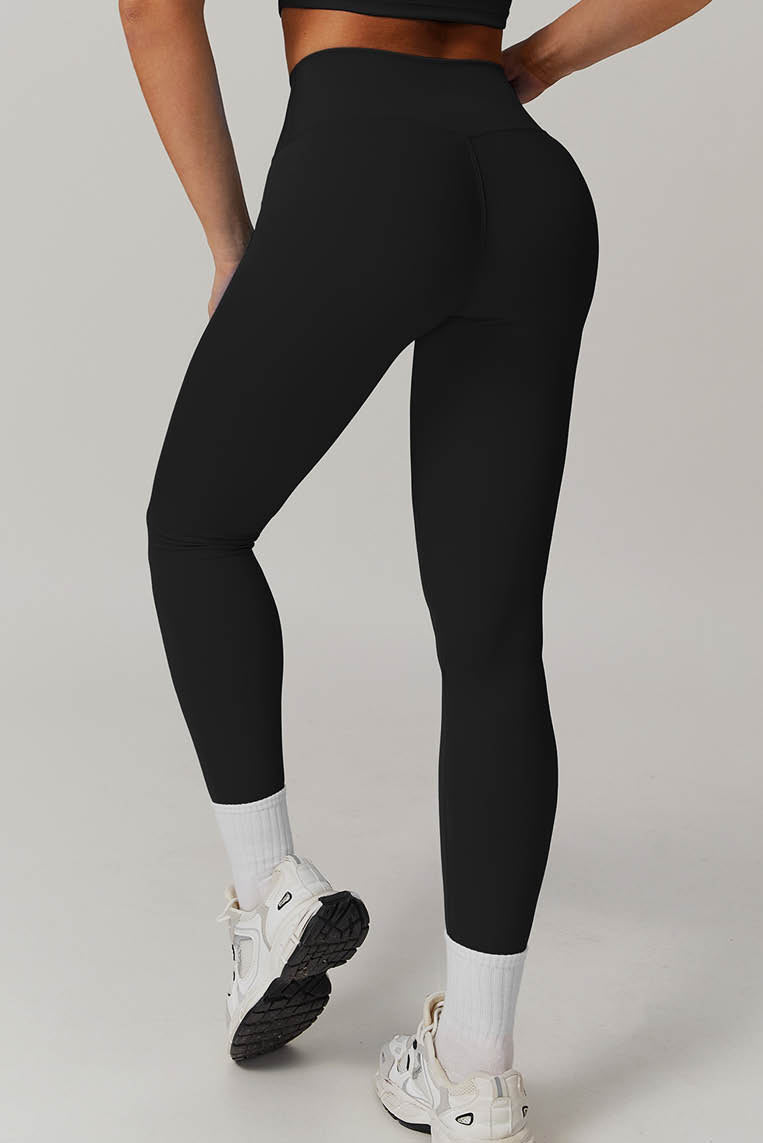 前幅高腰缩褶长裤