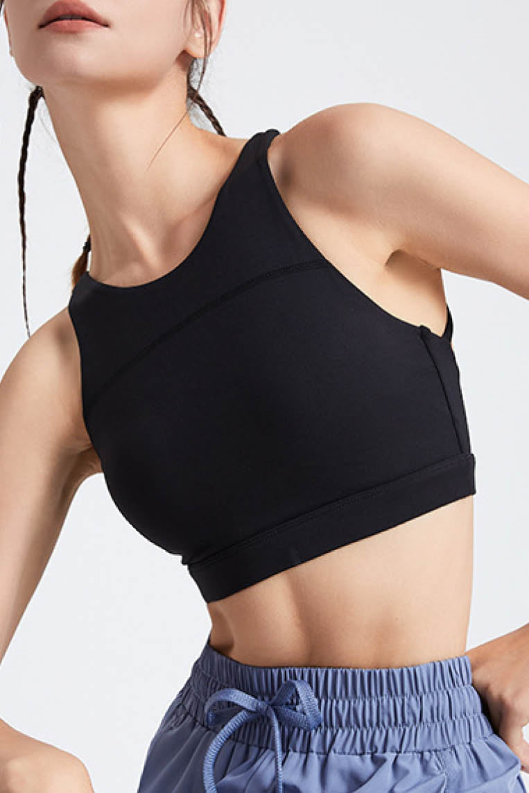 扇形美背防震运动背心