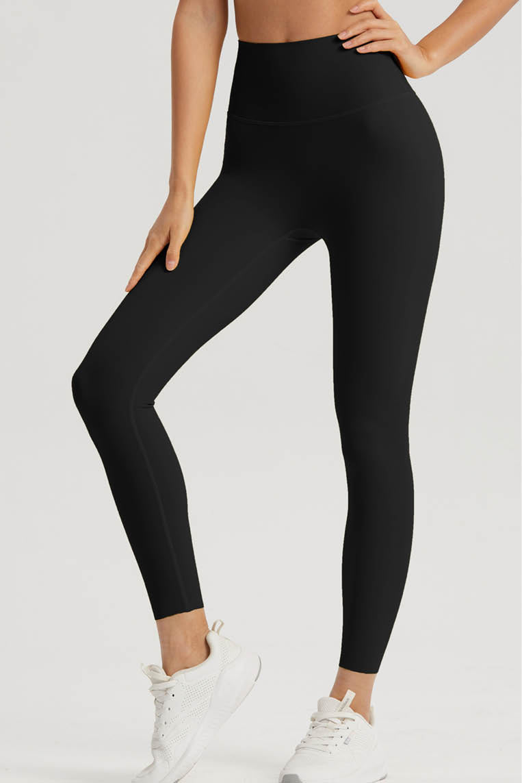 莱卡防卷边收腹瑜伽长裤