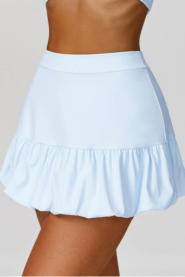 廓形拼缝运动短裙