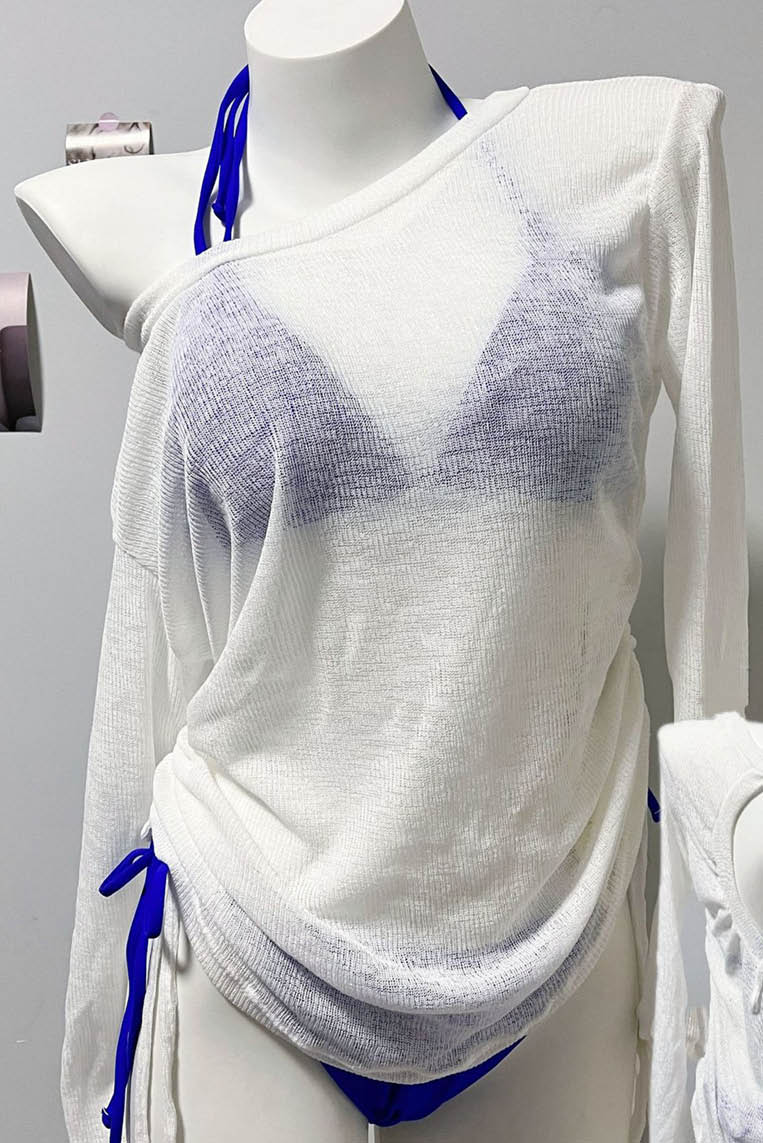 抽绳长衫绑带bikini (only available online)