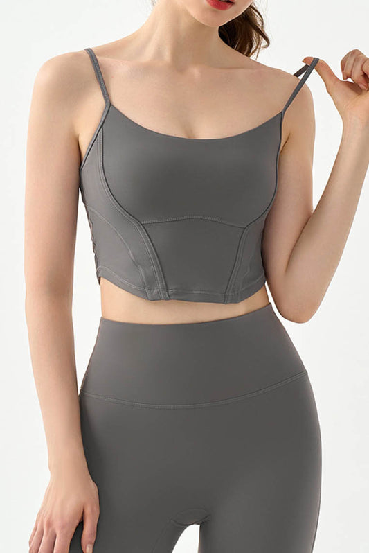 人鱼小吊带运动背心