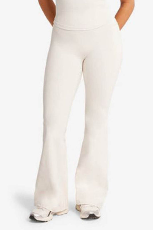 美式收腰塑型微喇叭裤