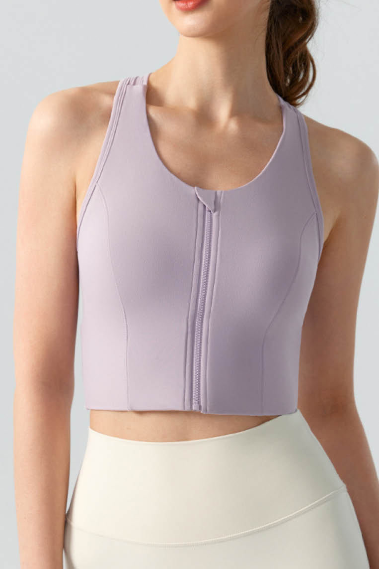 前拉链高强度文胸