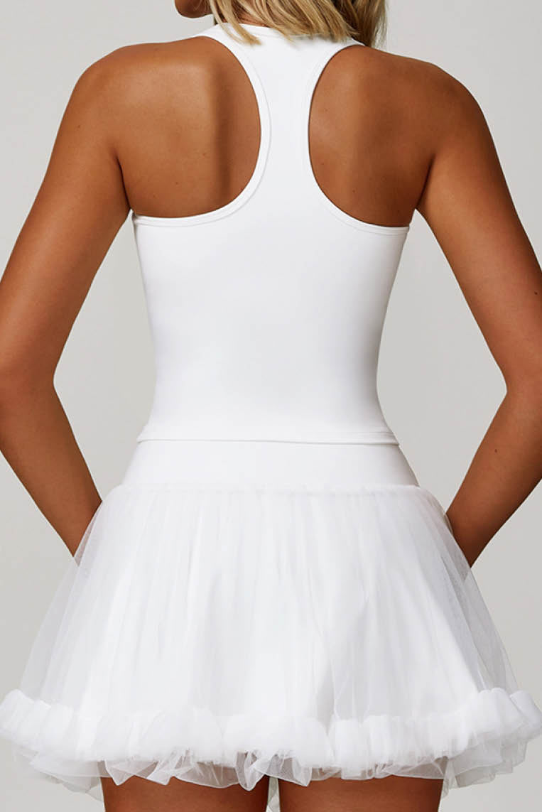 方领工字背运动背心