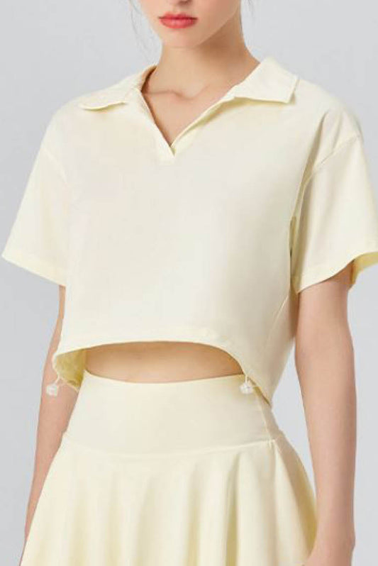 凉感调节式POLO短袖(薄款不含胸垫)