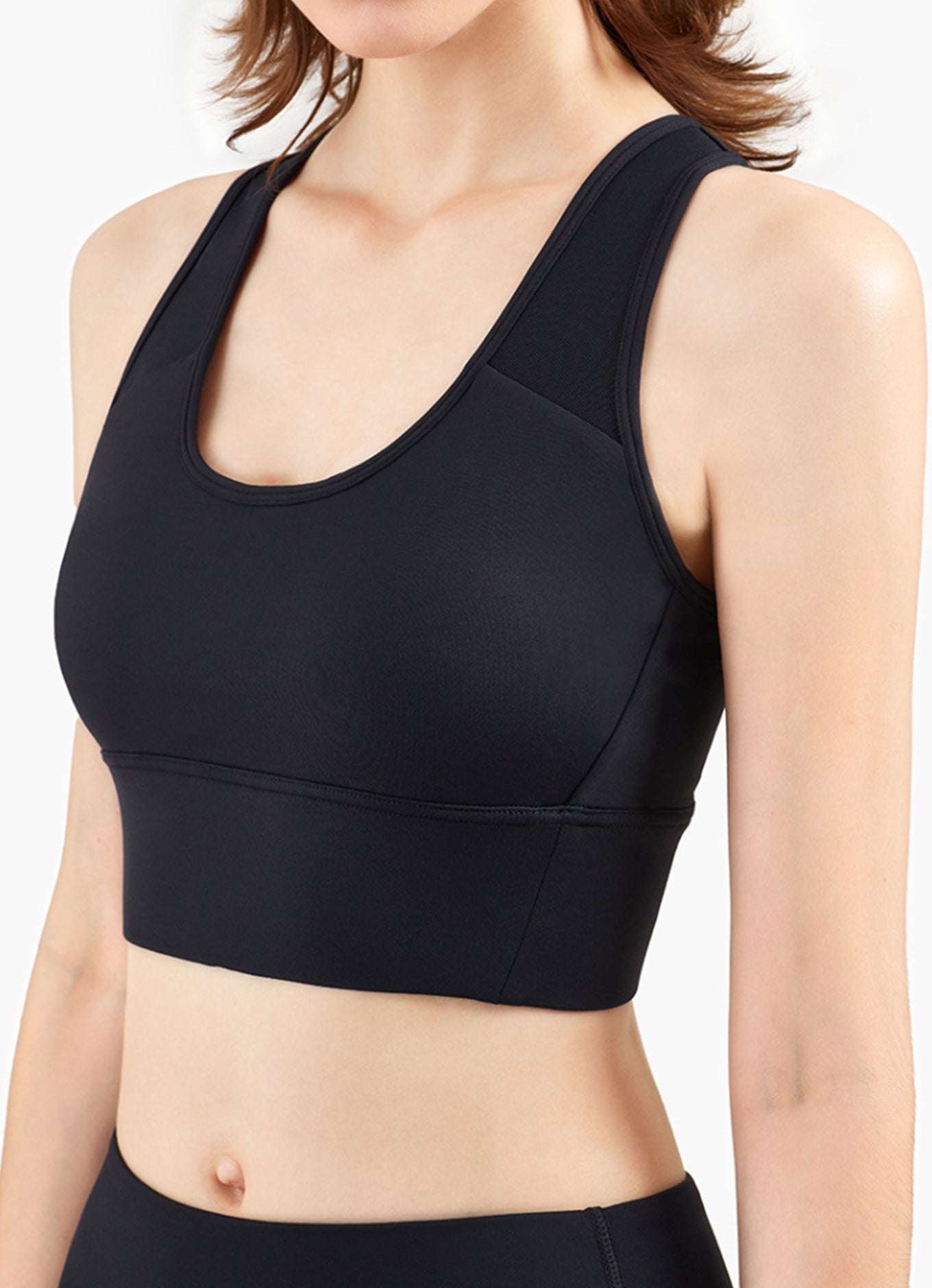 交叉美背运动文胸