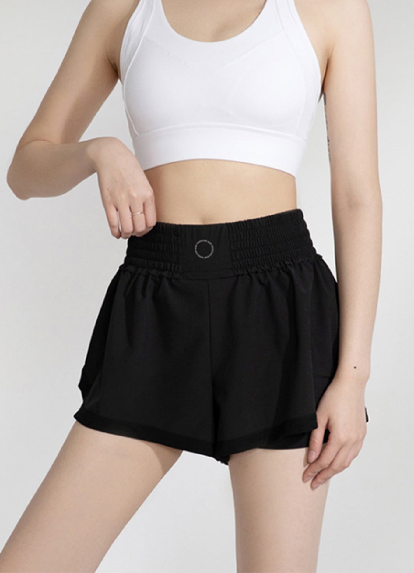 时尚高腰收腹短裤