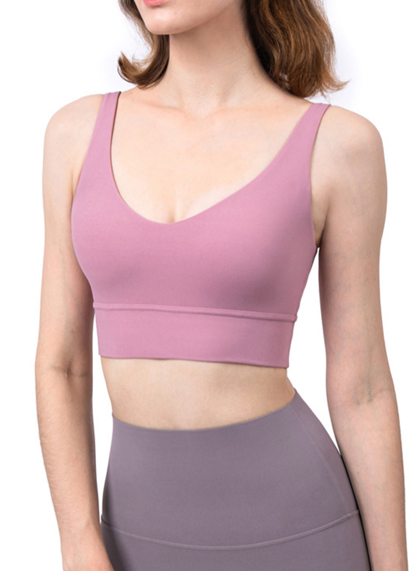 魅力深V防震文胸