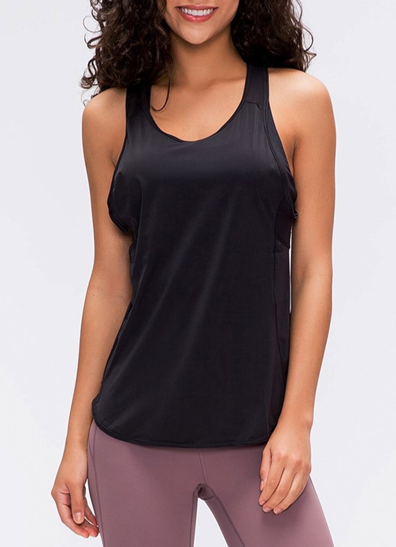 纯色无袖速干背心