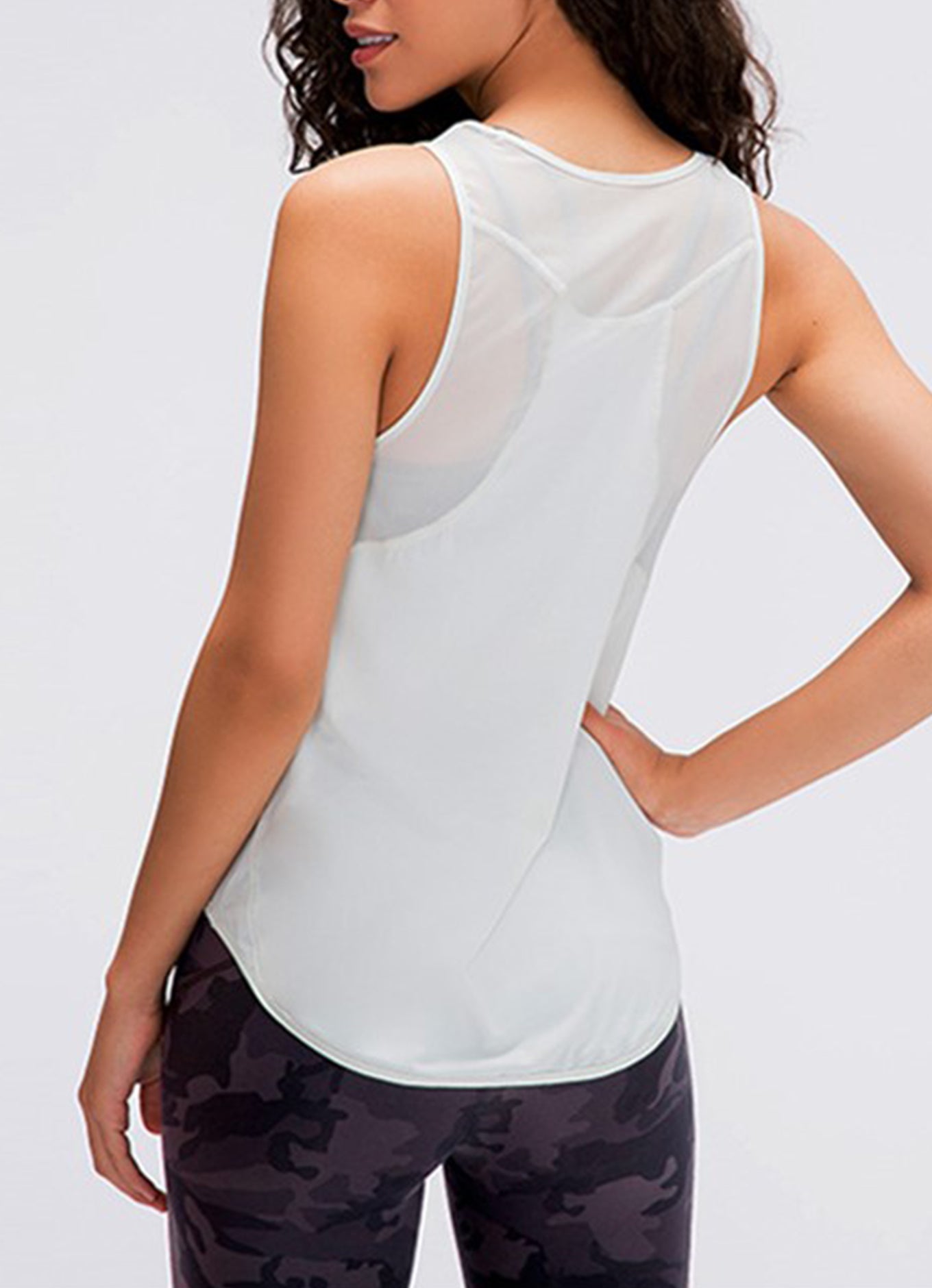 纯色无袖速干背心