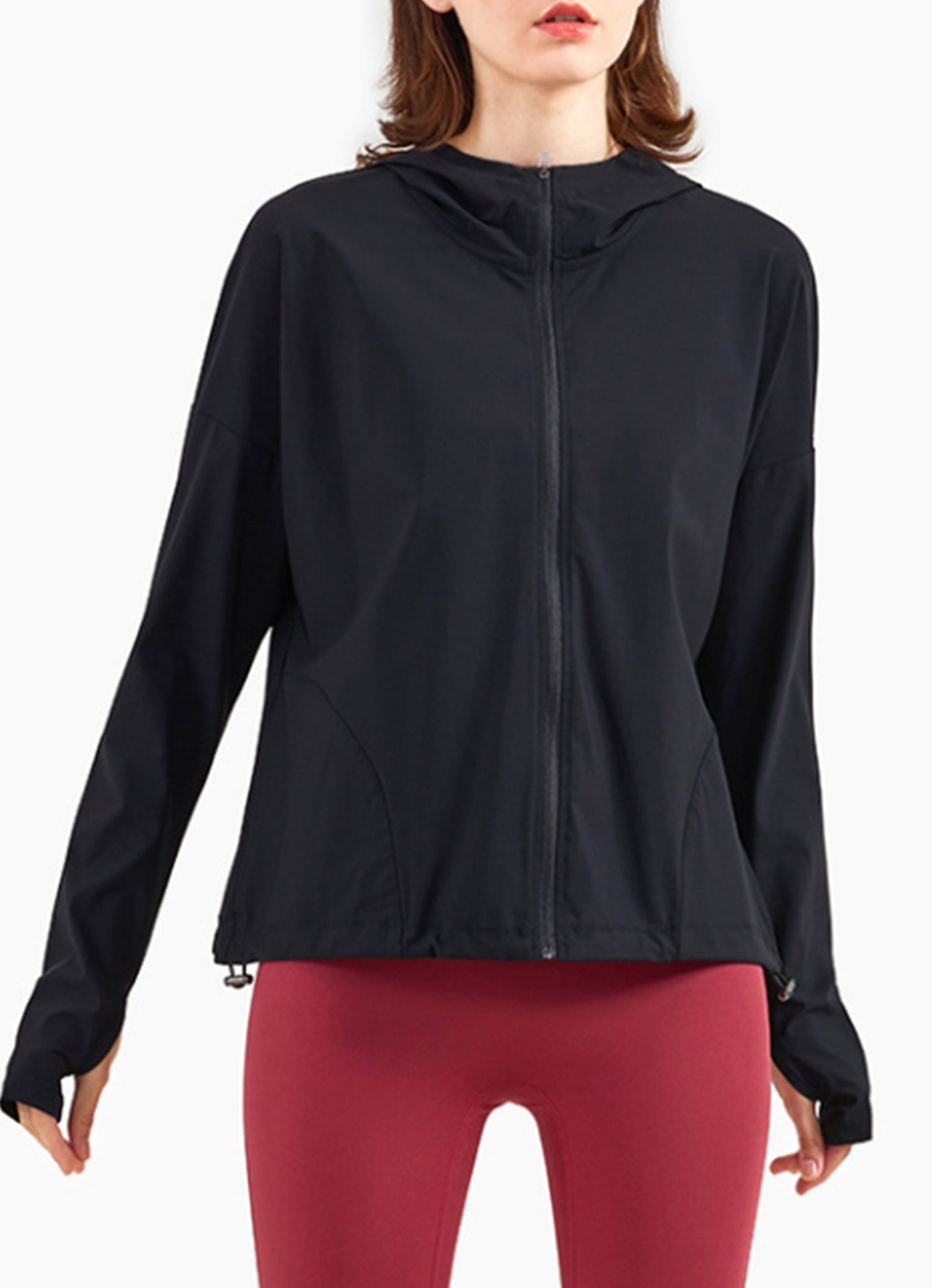 英姿连帽运动外套