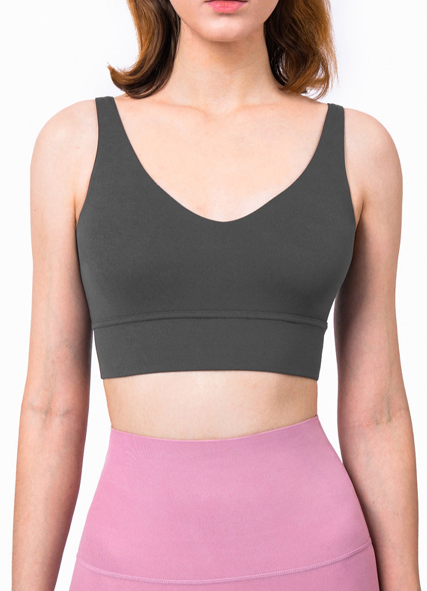 魅力深V防震文胸