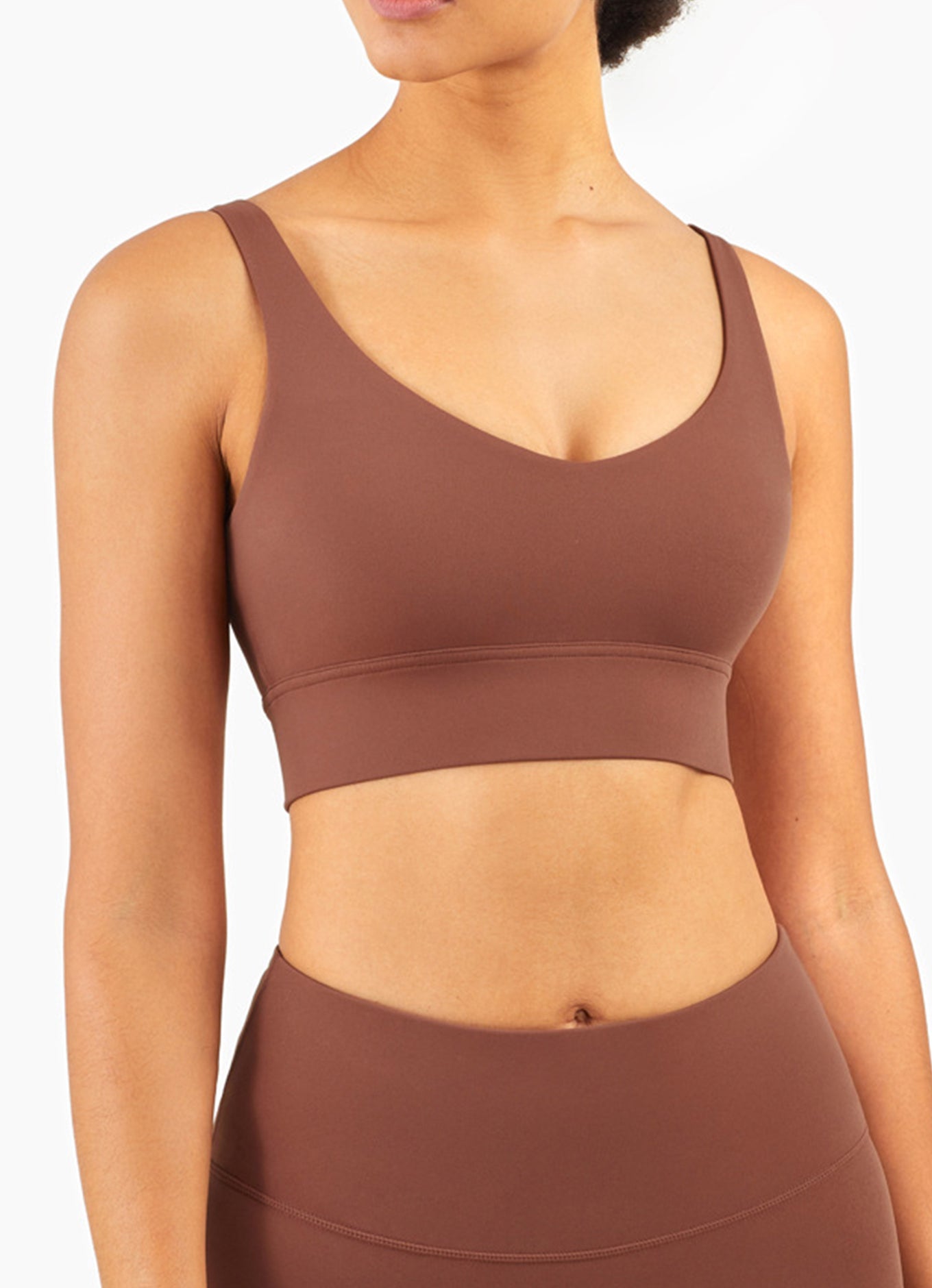 魅力深V防震文胸