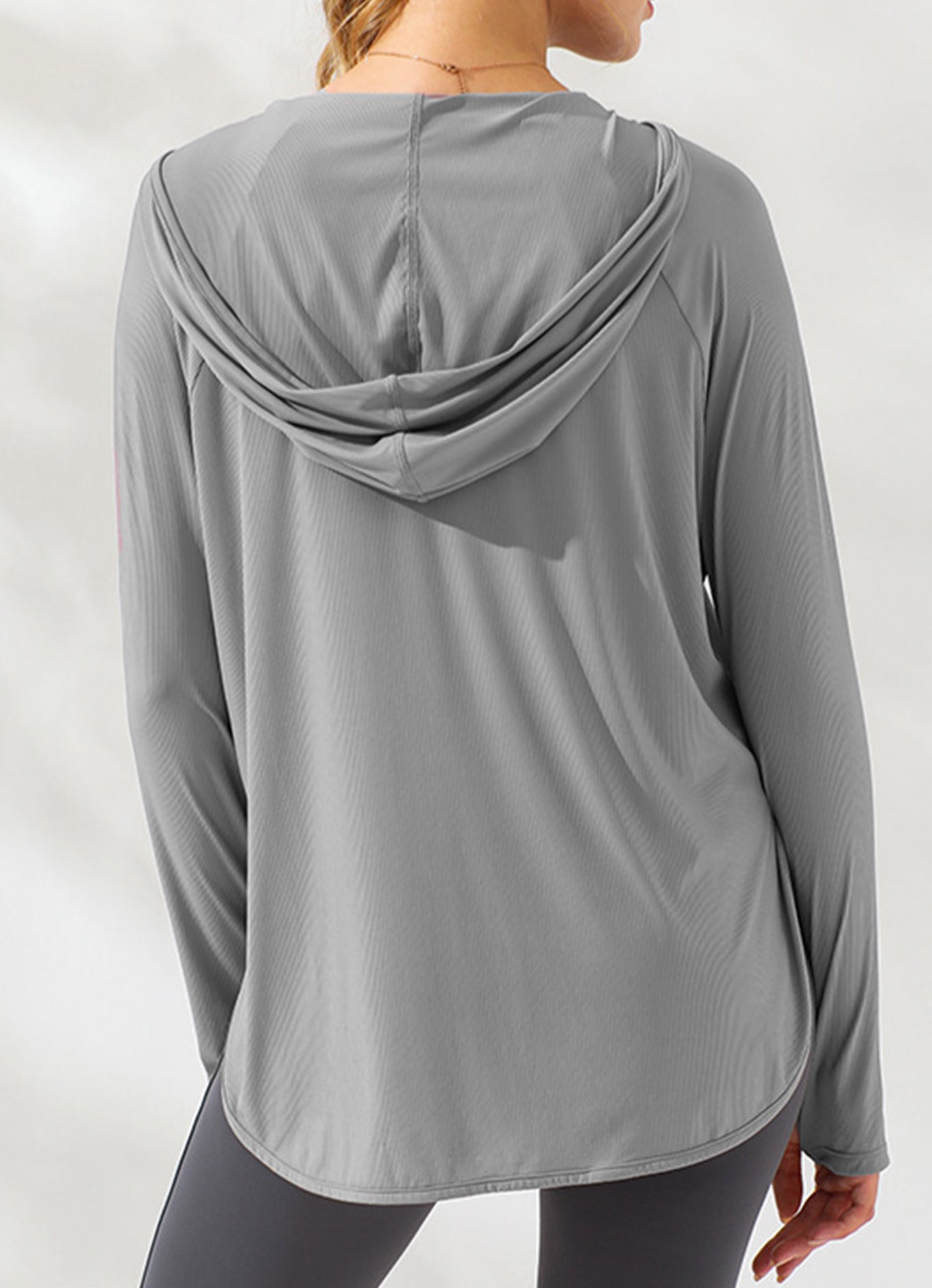 连帽长袖瑜伽服