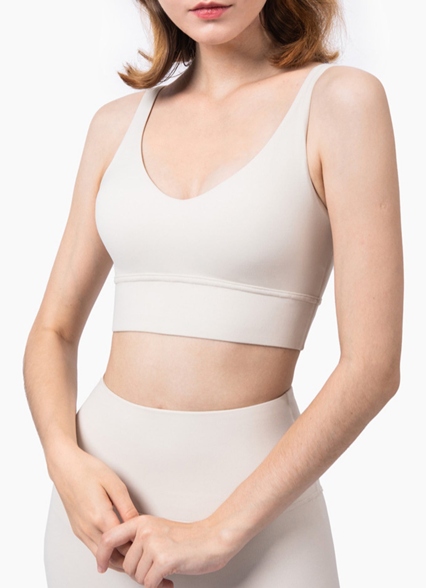 魅力深V防震文胸