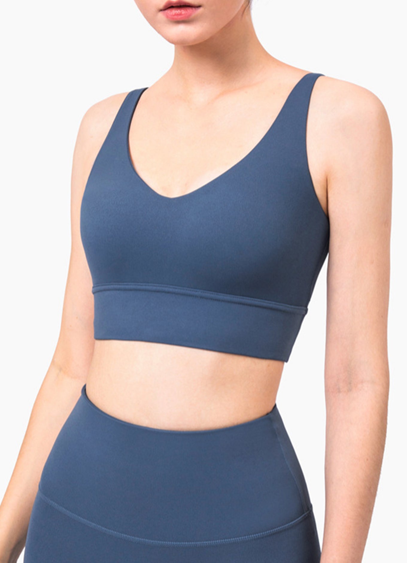 魅力深V防震文胸