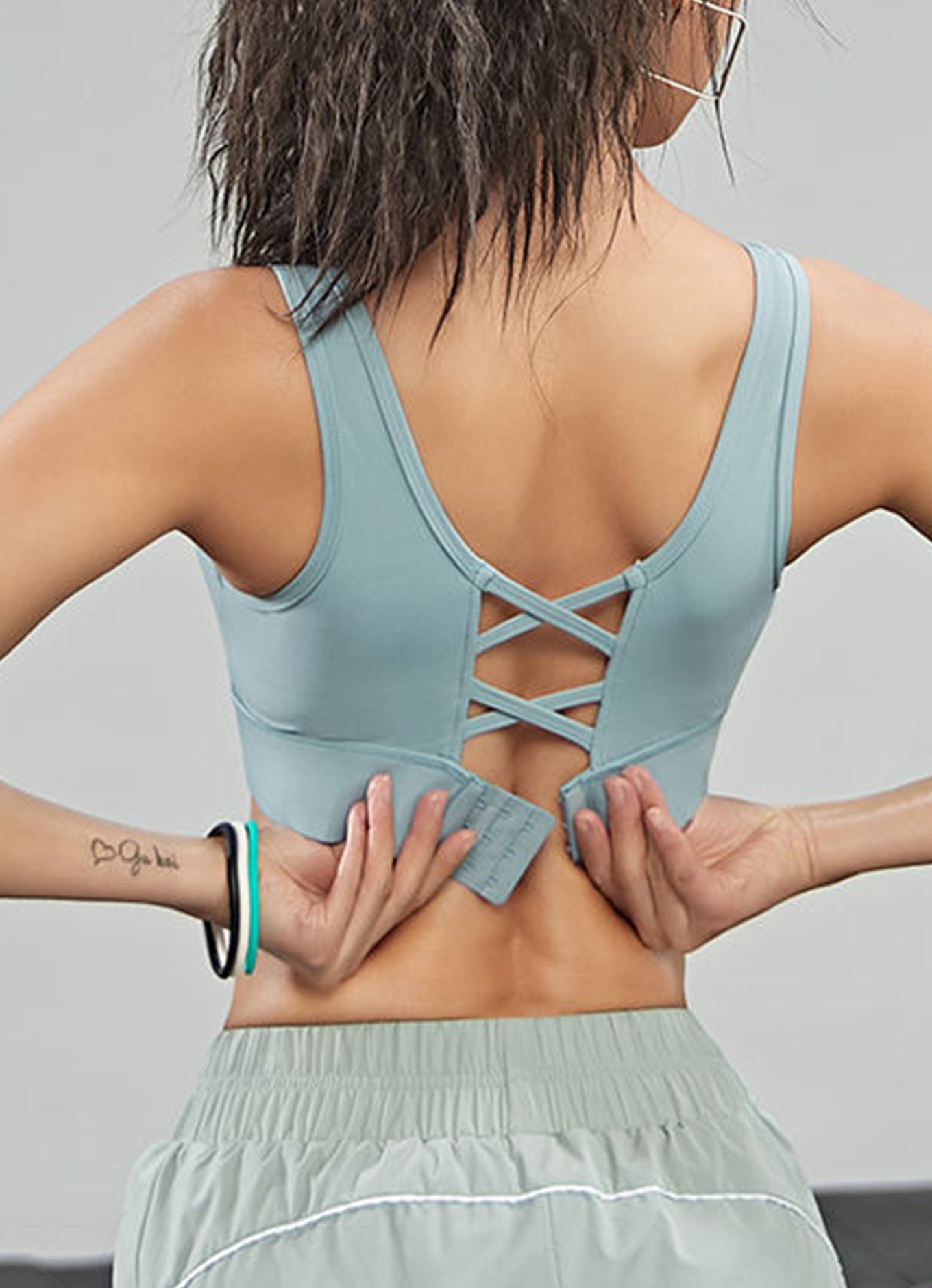 固定交叉美背文胸