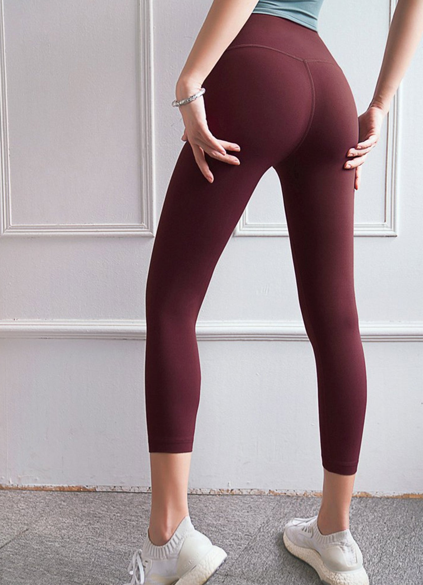 无T线裸感7分裤