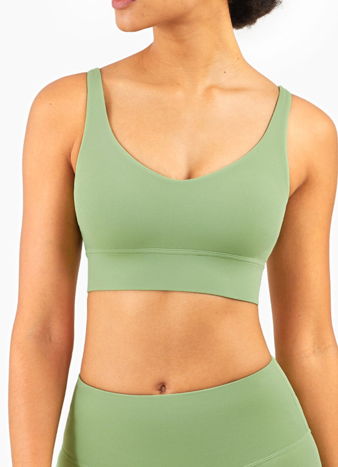 魅力深V防震文胸