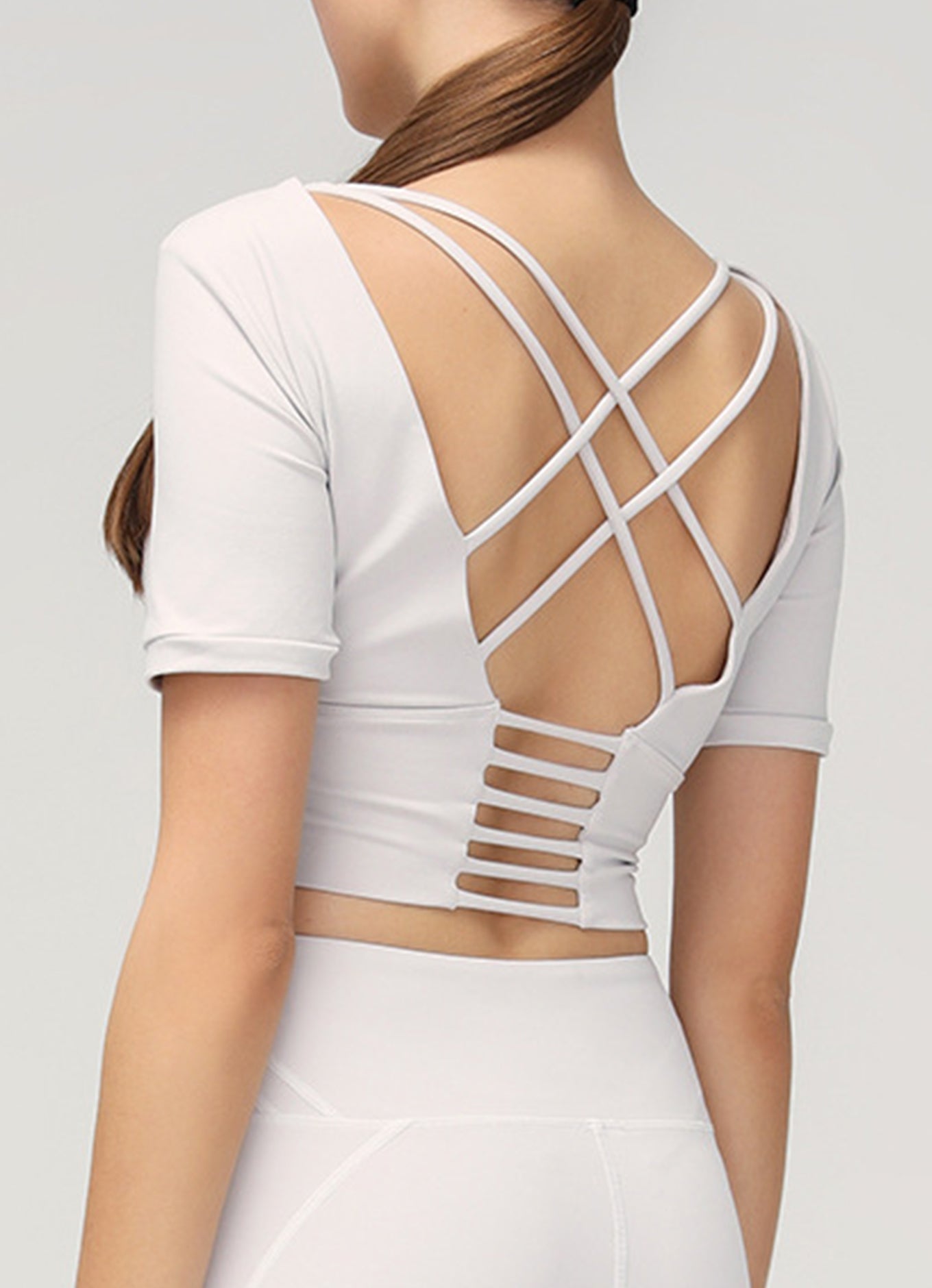 带胸垫美背瑜伽服