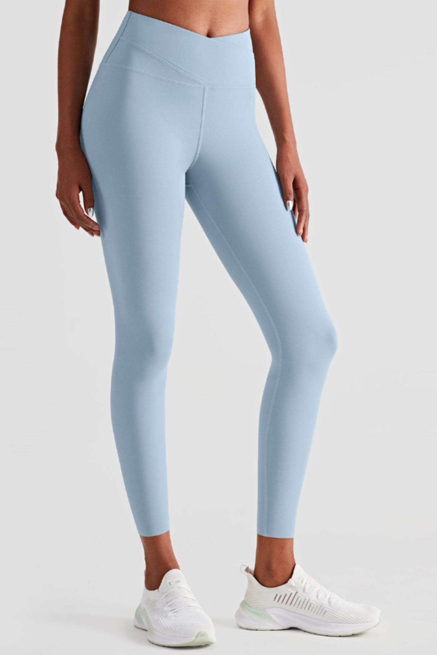 双层收腹高腰裤