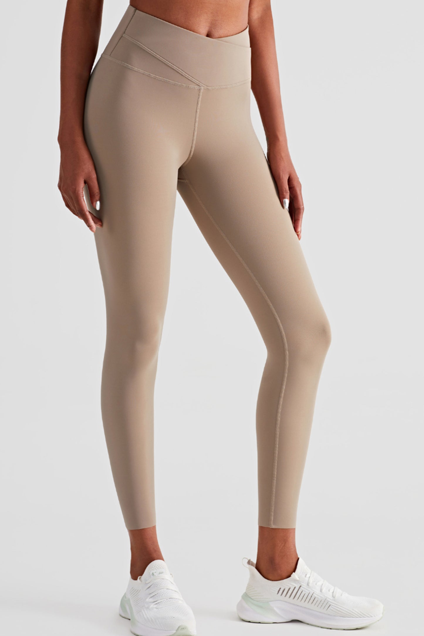 双层收腹高腰裤