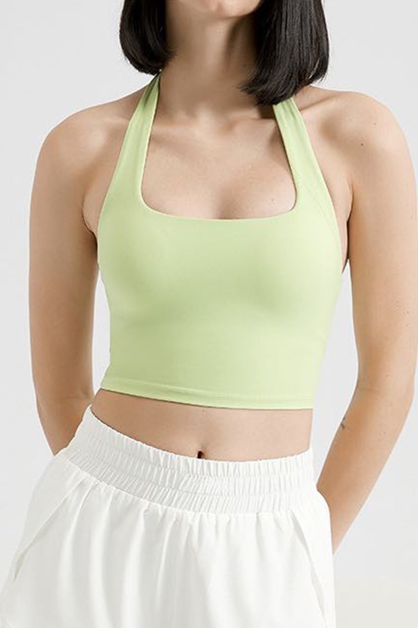 露背挂脖聚拢文胸