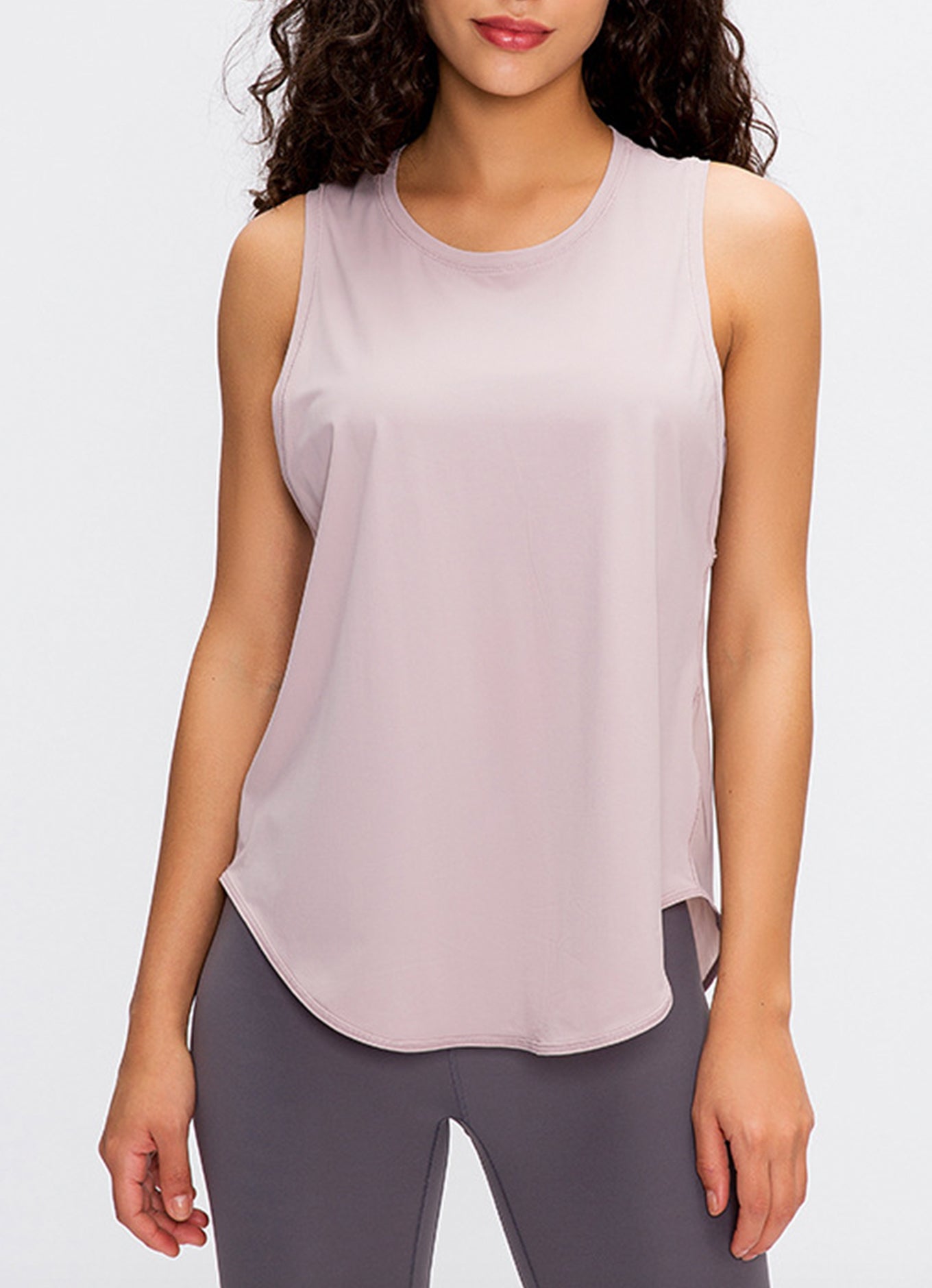 时尚绑带无袖罩衫