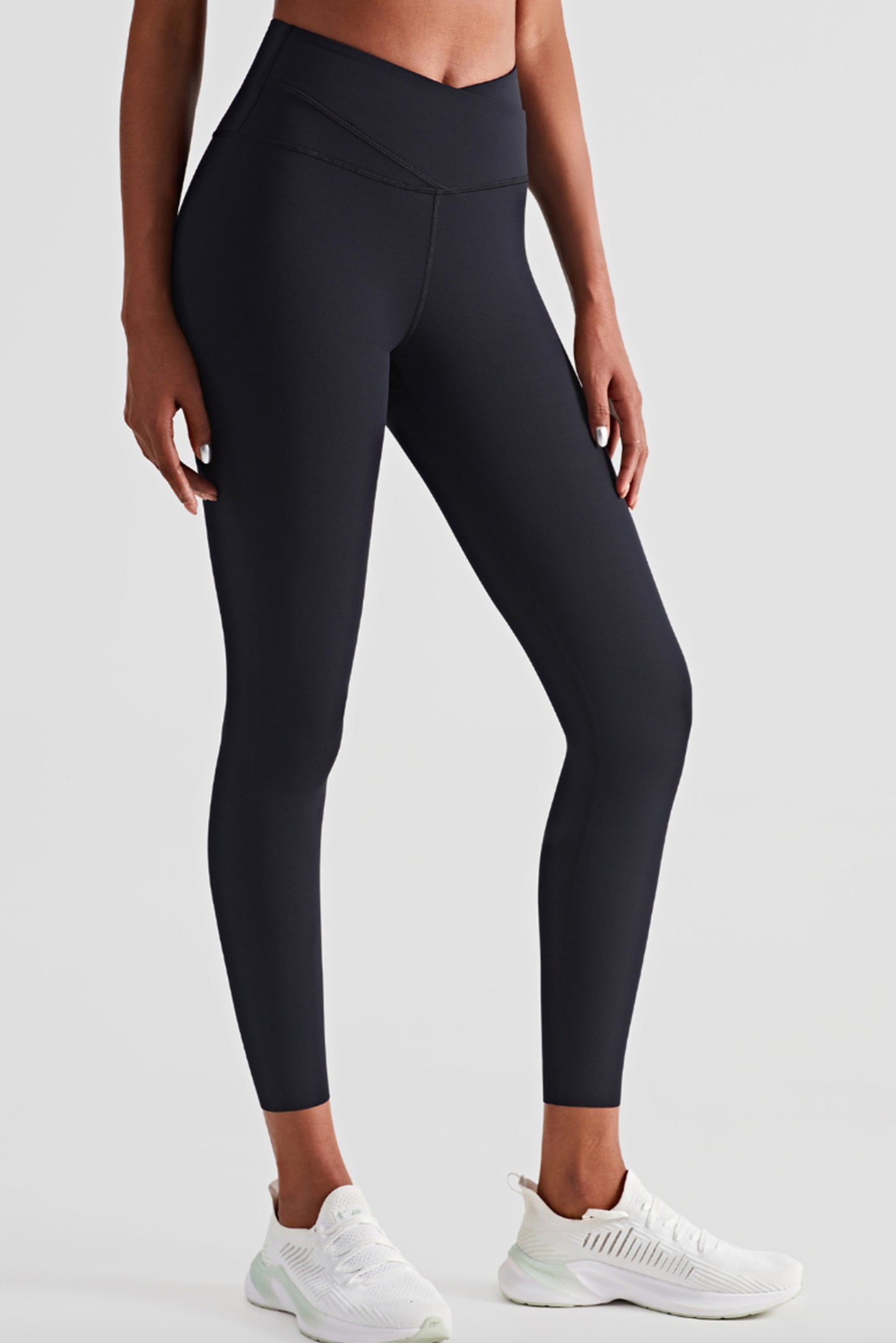 双层收腹高腰裤