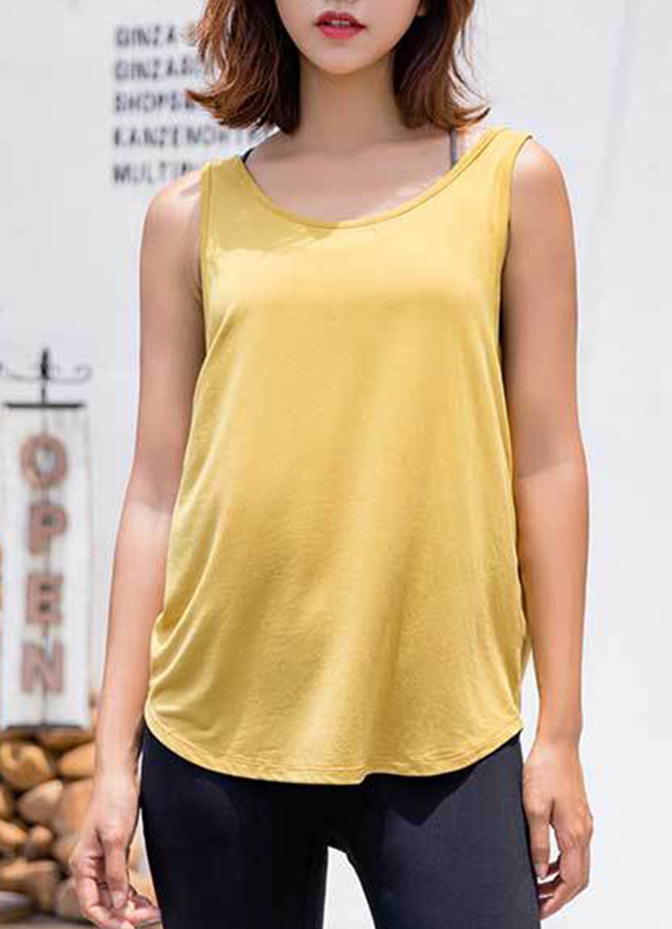 宽松显瘦运动背心