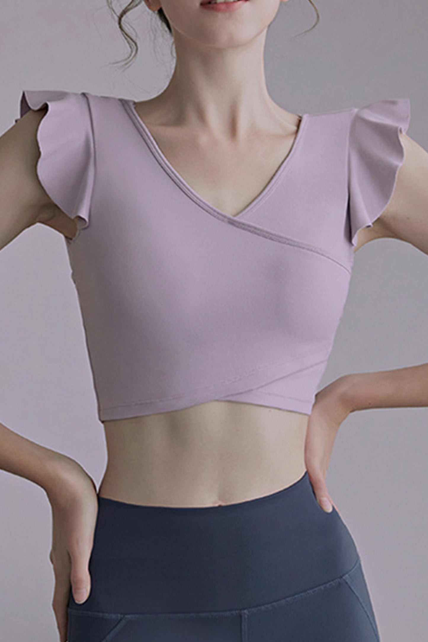 气质仙气普拉提短袖